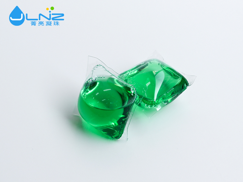 单腔绿色洗衣凝珠